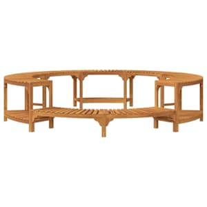 Obložení vířivky Hnědá Ø255 x 55,5 cm Masivní akátové dřevo - obrázek 6