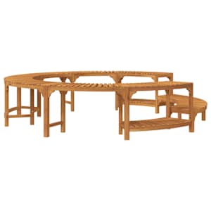 Obložení vířivky Hnědá Ø255 x 55,5 cm Masivní akátové dřevo - obrázek 7