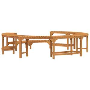 Obložení vířivky Hnědá Ø275 x 55,5 cm Masivní akátové dřevo - obrázek 8